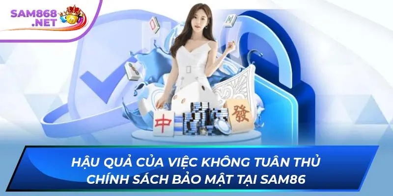 Hậu quả của việc không tuân thủ chính sách bảo mật tại Sam86