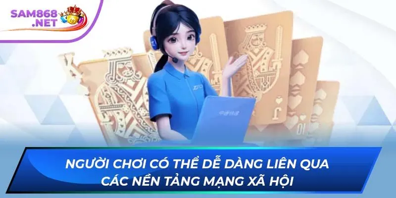 Người chơi có thể dễ dàng liên qua các nền tảng mạng xã hội